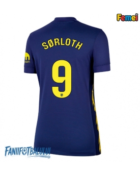 Atletico Madrid Alexander Sorloth #9 Tricou Fotbal Replică 2025-26 Femei Deplasare